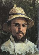 Self-Portrait in Colonial Helmet, Gustave Caillebotte